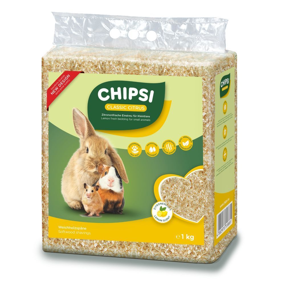 Chipsi Citrus наповнювач для гризунів 15 л - цитрус