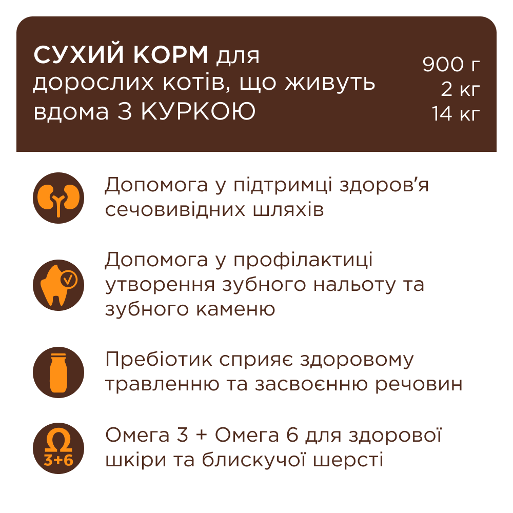 Сухий корм для котів Club 4 Paws Premium Indoor 4 in 1 900 г - курка Сухий корм для котів Club 4 Paws Premium Indoor 4 in 1 900 г - курка