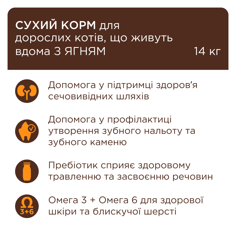 Club 4 Paws Premium Indoor 4in1 сухой корм для кошек 14 кг - ягненок
