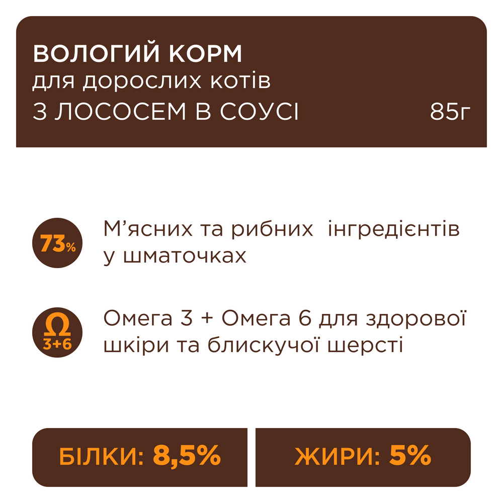 Набір вологого корму для котів Club 4 Paws Premium 18+6 шт х 85 г - лосось