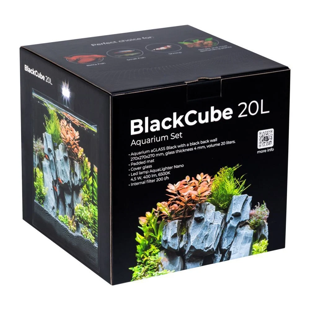 Collar BlackCube акваріумний набір 20 л Collar BlackCube акваріумний набір 20 л