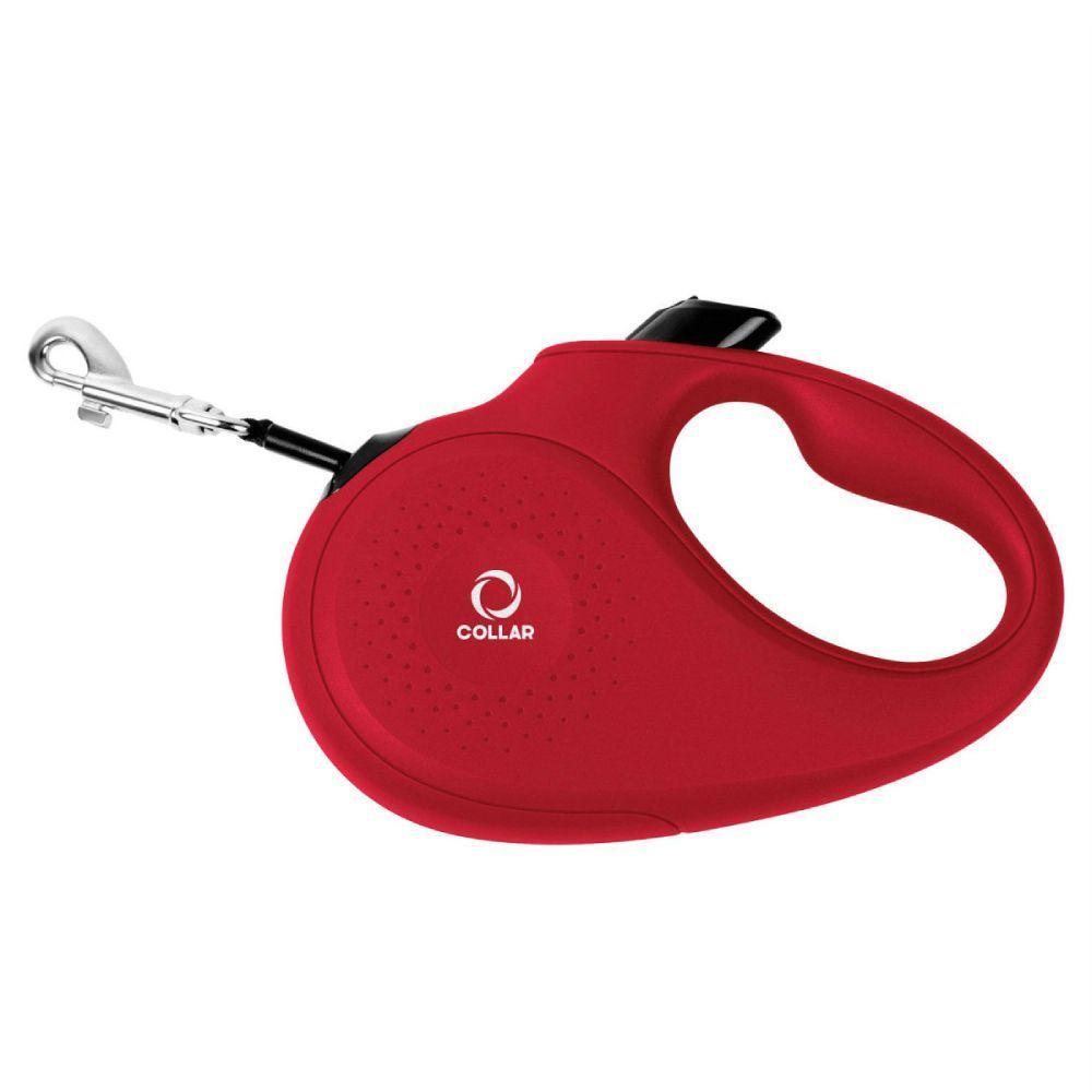 Collar повідець-рулетка для собак S стрічка 5 м - червоний Collar повідець-рулетка для собак S стрічка 5 м - червоний