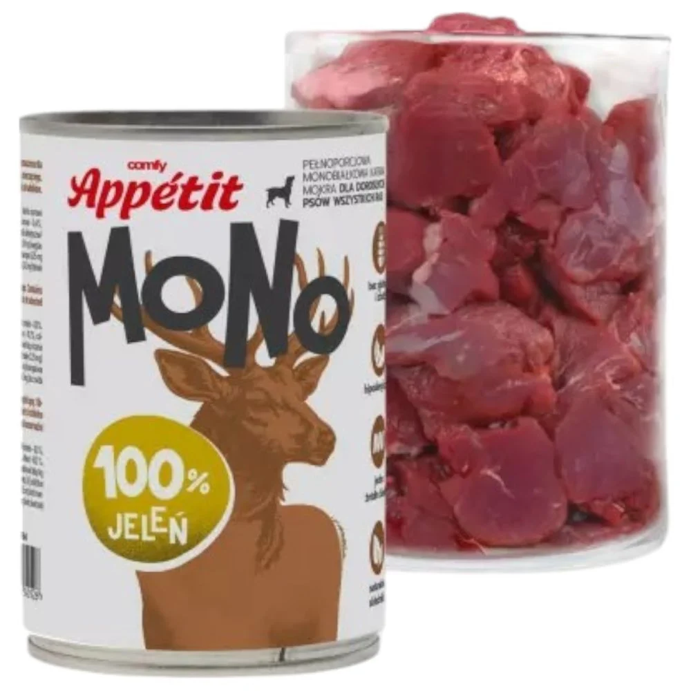 Вологий корм для собак Comfy Appetit Mono 400 г - оленина