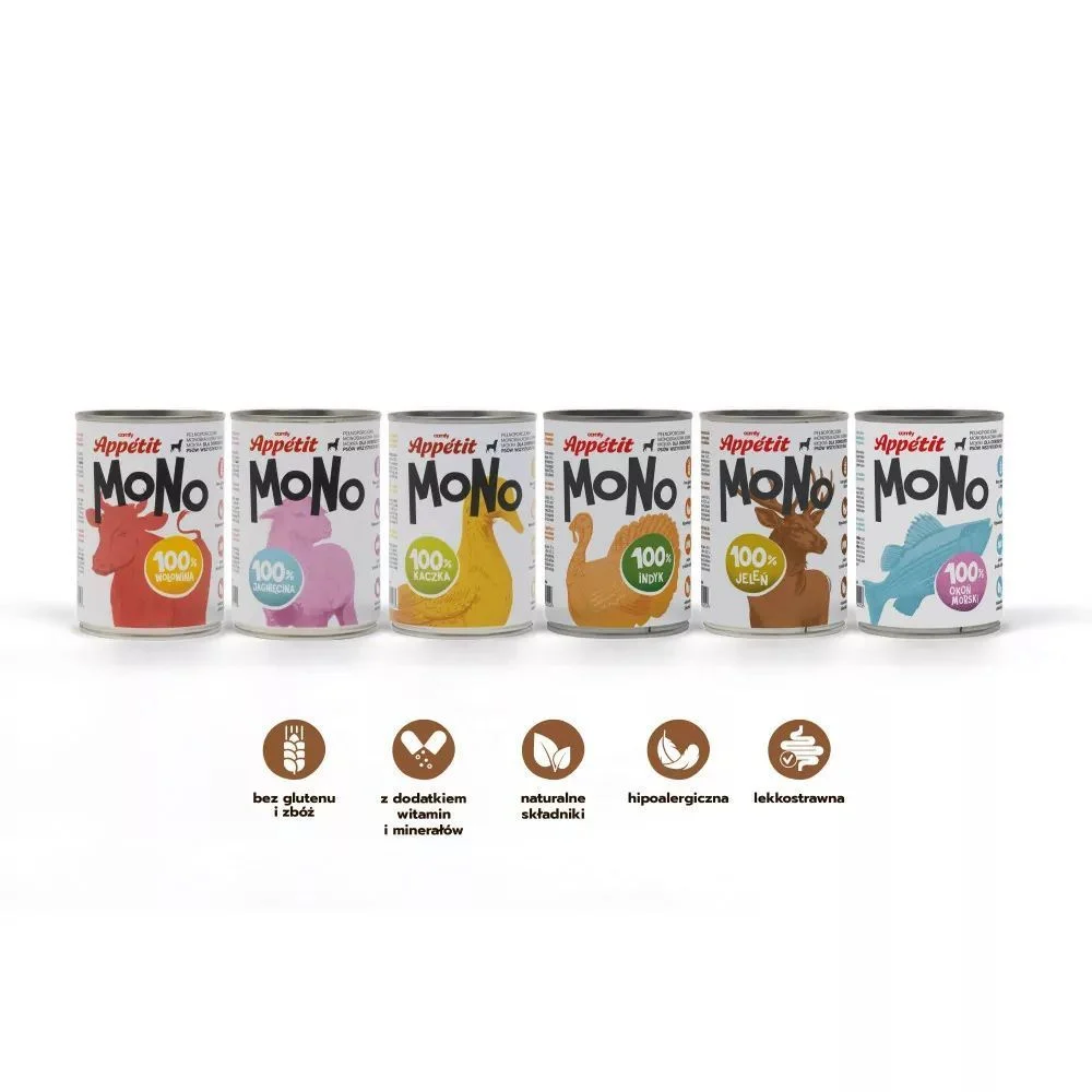 Вологий корм для собак Comfy Appetit Mono 400 г - оленина