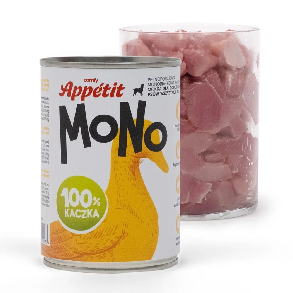 Вологий корм для собак Comfy Appetit Mono 400 г - качка