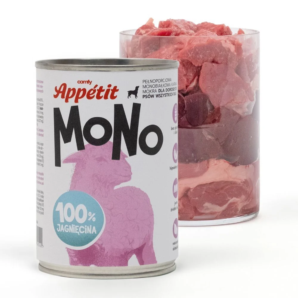 Вологий корм для собак Comfy Appetit Mono 400 г - ягнятина