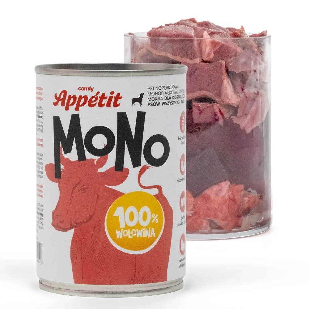 Вологий корм для собак Comfy Appetit Mono 400 г - яловичина