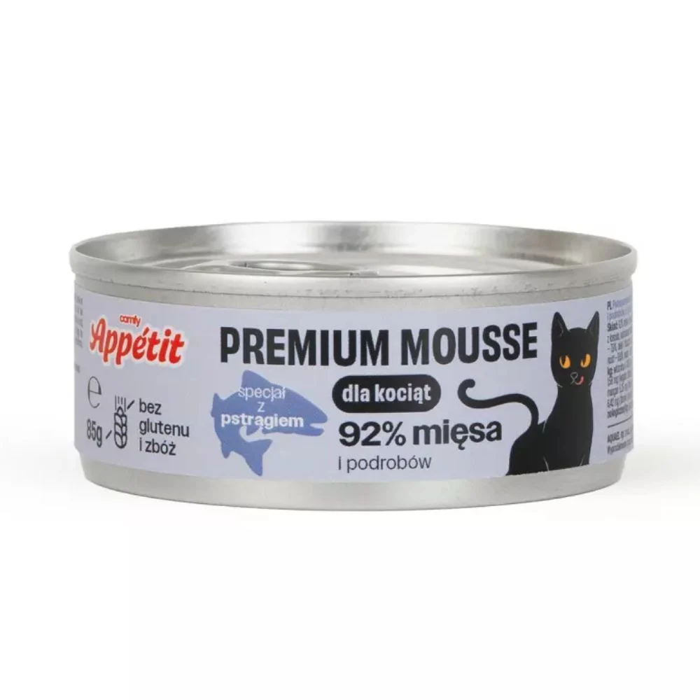 Вологий корм для кошенят Comfy Appetit Premium Mousse 85 г - форель Вологий корм для кошенят Comfy Appetit Premium Mousse 85 г - форель