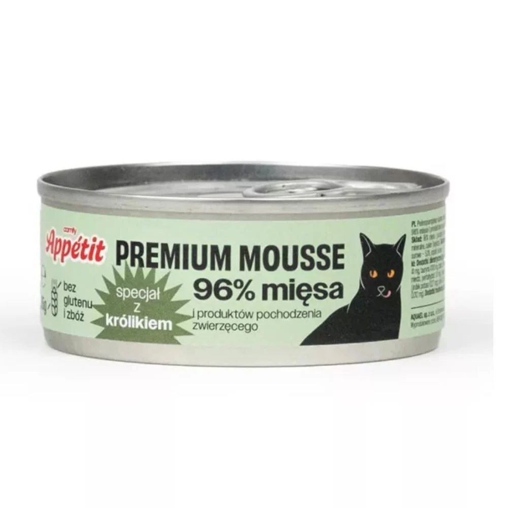 Вологий корм для котів Comfy Appetit Premium Mousse 85 г - кролик Вологий корм для котів Comfy Appetit Premium Mousse 85 г - кролик