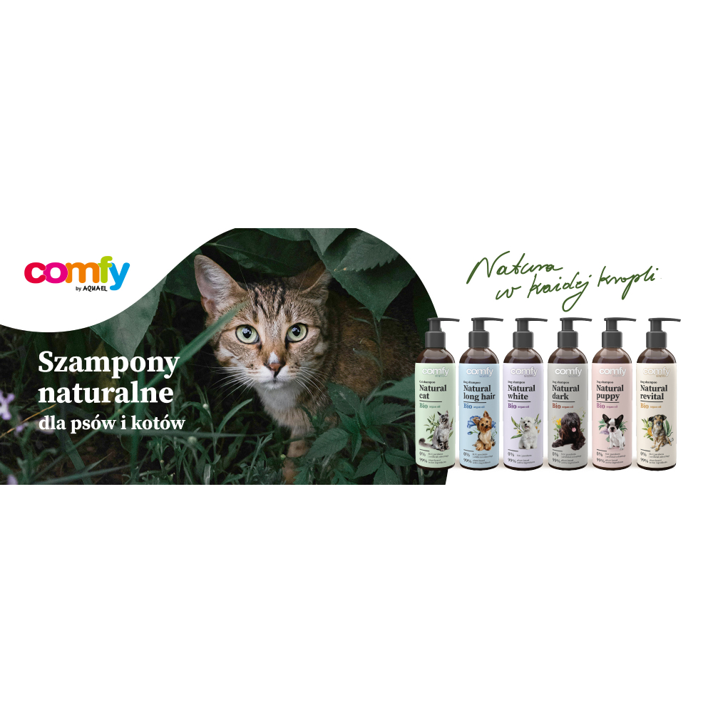 Шампунь для котів Comfy Natural 250 мл - арганова олія Шампунь для котів Comfy Natural 250 мл - арганова олія