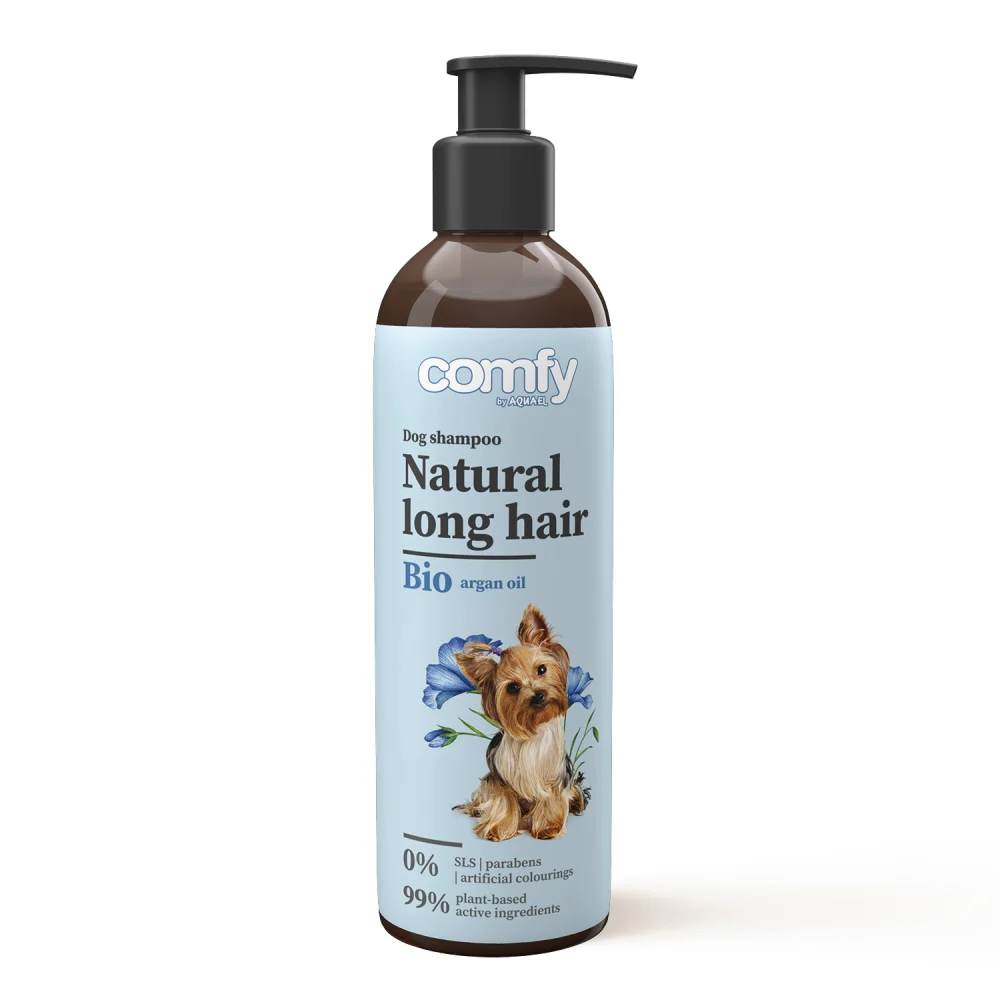 Шампунь для собак Comfy Natural Long Hair 250 мл - арганова олія Шампунь для собак Comfy Natural Long Hair 250 мл - арганова олія