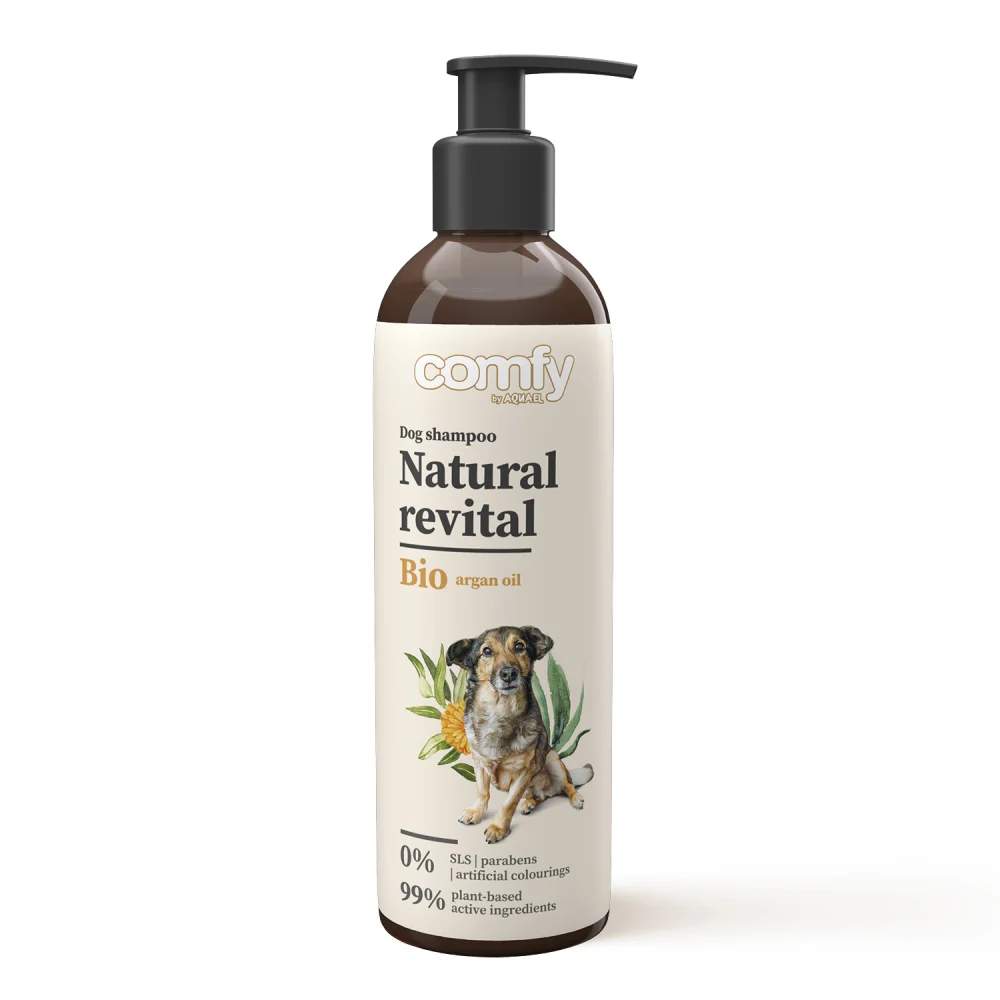 Шампунь для собак Comfy Natural Revital 250 мл - арганова олія Шампунь для собак Comfy Natural Revital 250 мл - арганова олія