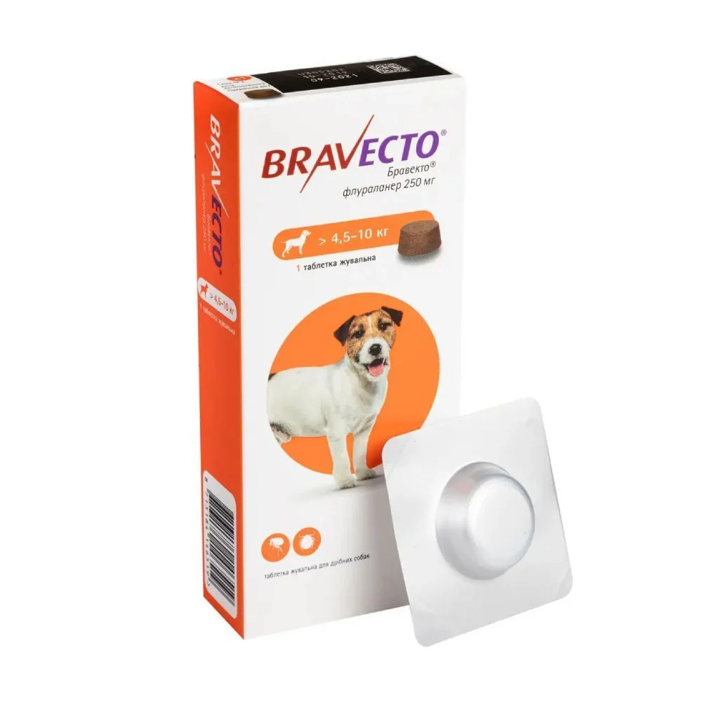 Сухой корм для щенков Royal Canin Puppy Mini 8 кг + Таблетки Bravecto для собак 4,5-10 кг