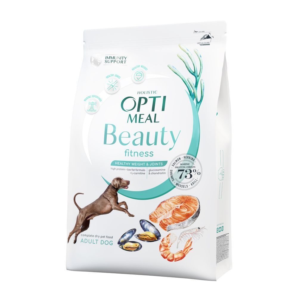 Сухий корм для собак Optimeal Beauty Fitness Healthy Weight & Joints 1,5 кг - морепродукти Сухий корм для собак Optimeal Beauty Fitness Healthy Weight & Joints 1,5 кг - морепродукти
