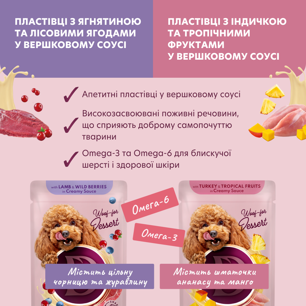 Набір вологого корму для собак Delickcious 4 шт х 85 г - асорті Набір вологого корму для собак Delickcious 4 шт х 85 г - асорті