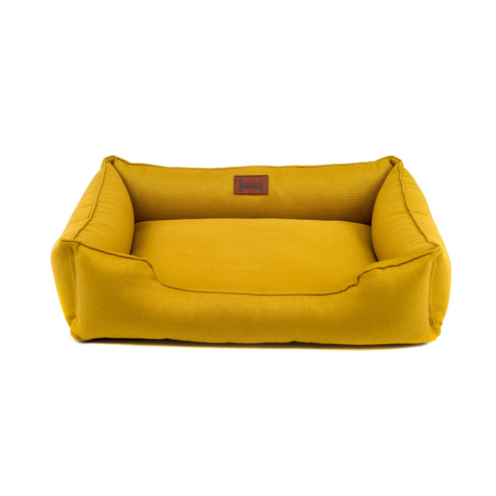 Лежак для собак та котів Harley and Cho Dreamer Mustard XXL 120 x 80 см