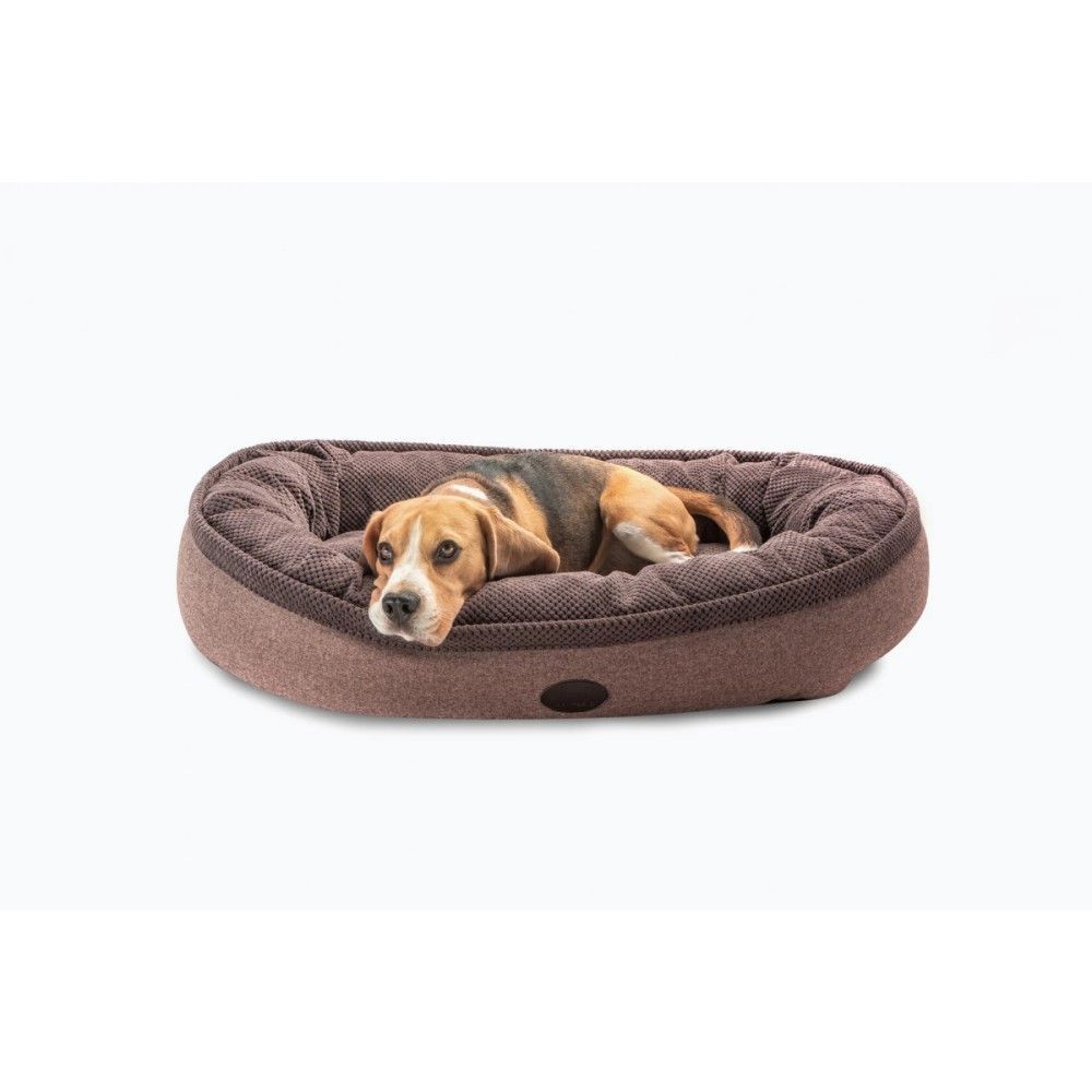 Лежак для собак Harley and Cho Donut Soft Touch Brown L 100 х 70 х 21 см