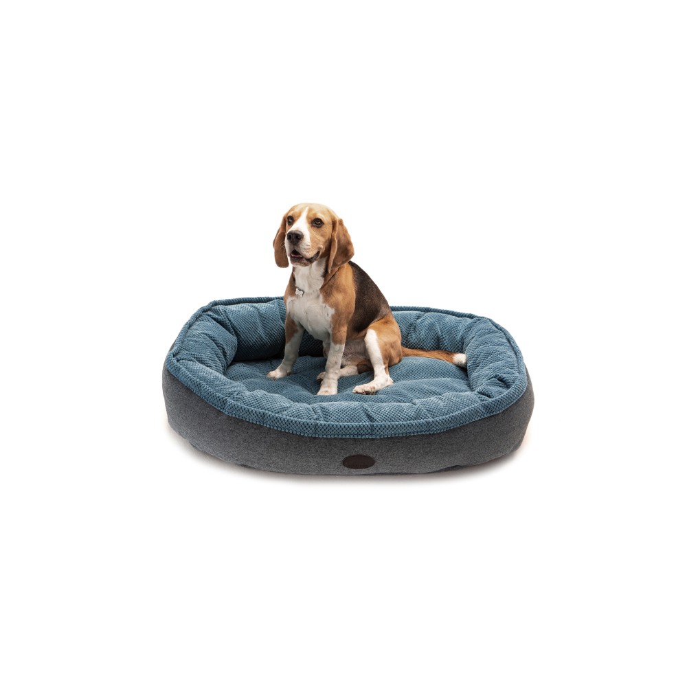 Лежак для собак Harley and Cho Donut Soft Touch Ocean XL 110 х 80 х 23 см