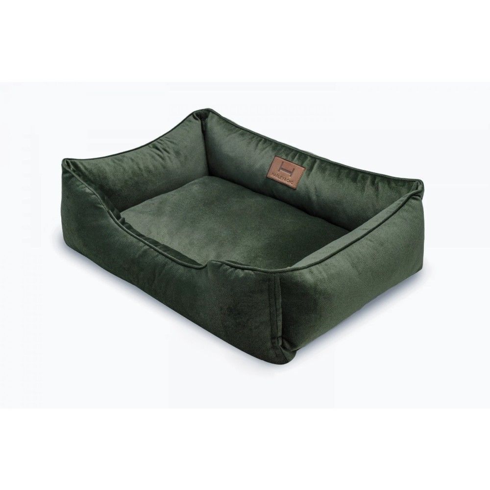 Лежак для собак Harley and Cho Dreamer Velur Green M 70 x 50 см Лежак для собак Harley and Cho Dreamer Velur Green M 70 x 50 см
