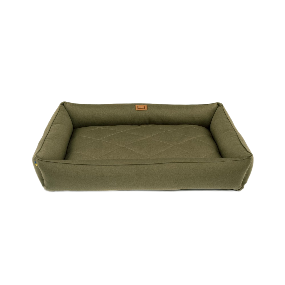 Лежак для собак Harley and Cho Sofa Olive L 90 x 60 см