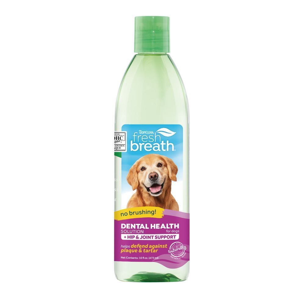 Добавка в воду для собак TropiClean Fresh Breath + Hip and Join Support 473 мл