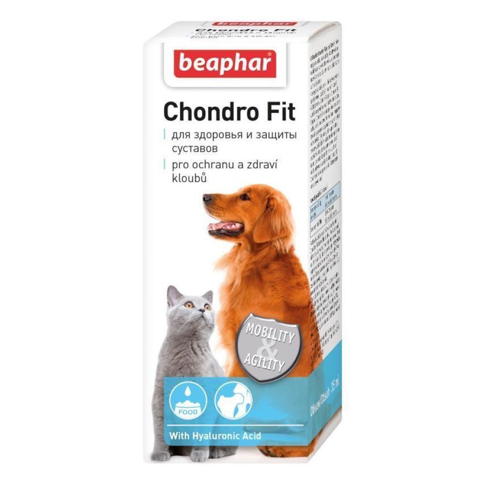Добавка вітамінізована Beaphar Chondro Fit Liquid для собак та котів Добавка вітамінізована Beaphar Chondro Fit Liquid для собак та котів