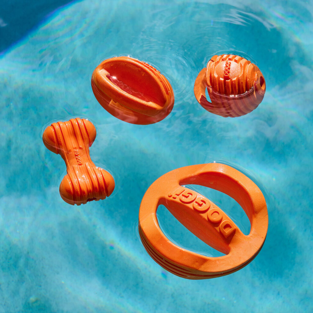 Doggi Fly & Float Frisbee игрушка для собак S - оранжевый