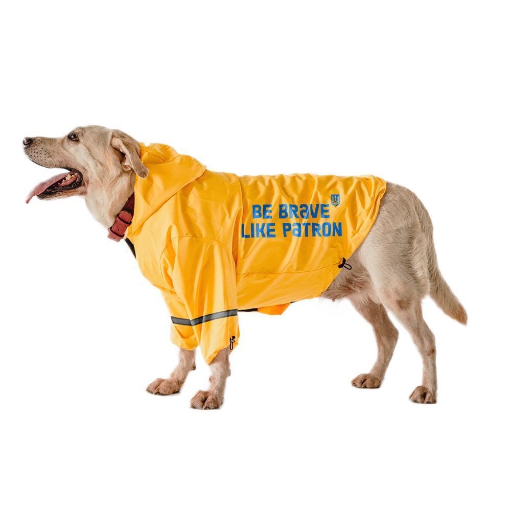 Дощовик для собак Noble Pet Moss Bravery M-Long - жовтий Дощовик для собак Noble Pet Moss Bravery M-Long - жовтий