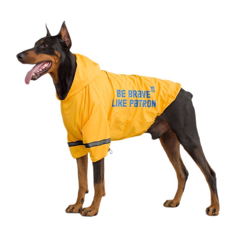Дощовик для собак Noble Pet Moss Bravery M-Long - жовтий Дощовик для собак Noble Pet Moss Bravery M-Long - жовтий