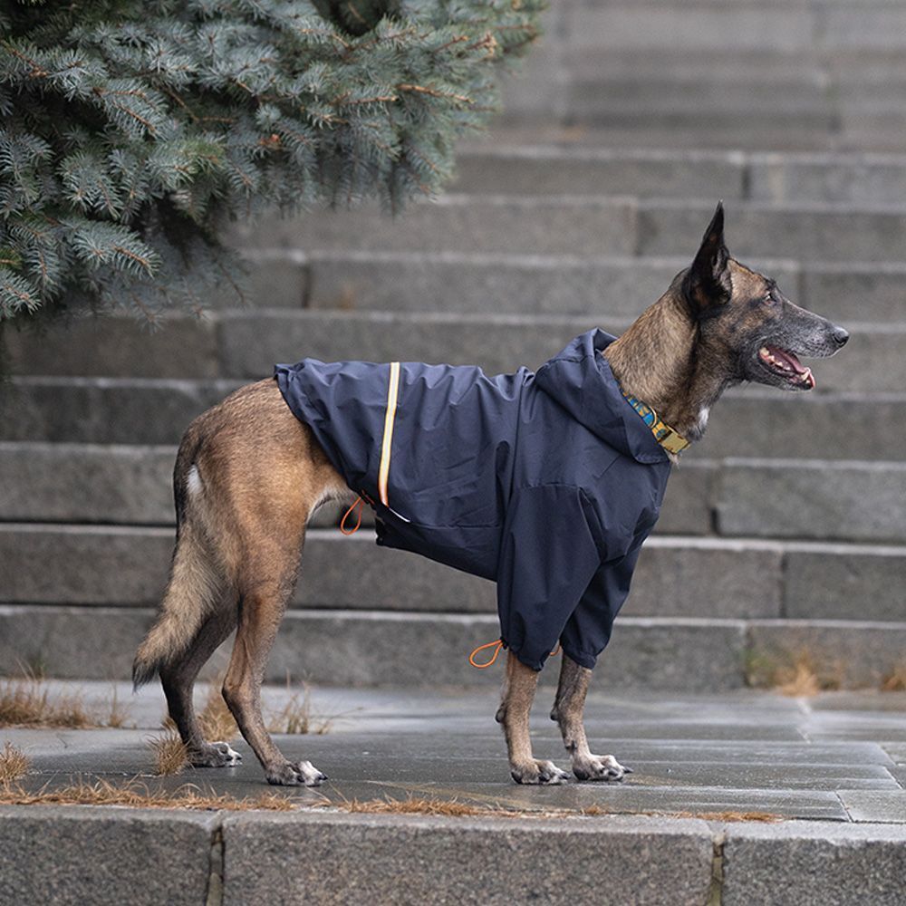 Дощовик для собак Noble Pet Moss XL - чорний Дощовик для собак Noble Pet Moss XL - чорний
