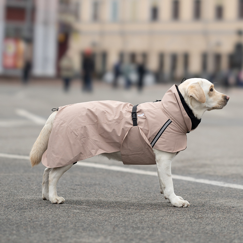 Дощовик Noble Pet Rio для собак 2XL - бежевий Дощовик Noble Pet Rio для собак 2XL - бежевий