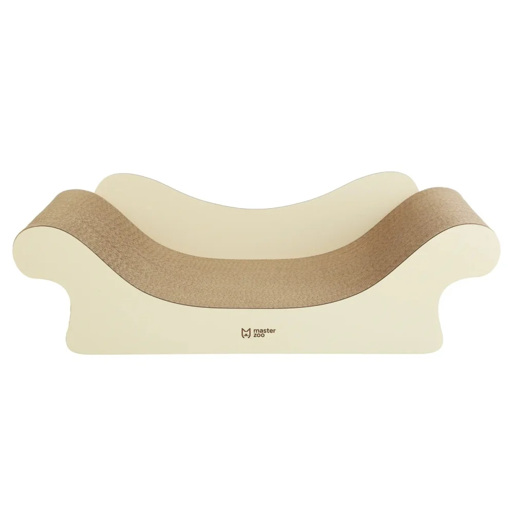 MasterZoo Sofa кігтеточка картонна 62х17,5х25 см - коричневий MasterZoo Sofa кігтеточка картонна 62х17,5х25 см - коричневий