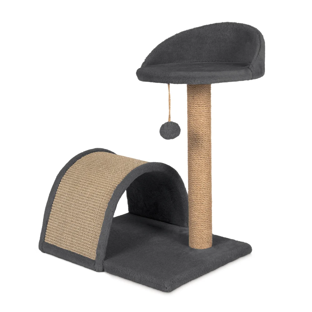 Priroda дряпка з аркою 50x38x65 см - сірий Priroda дряпка з аркою 50x38x65 см - сірий