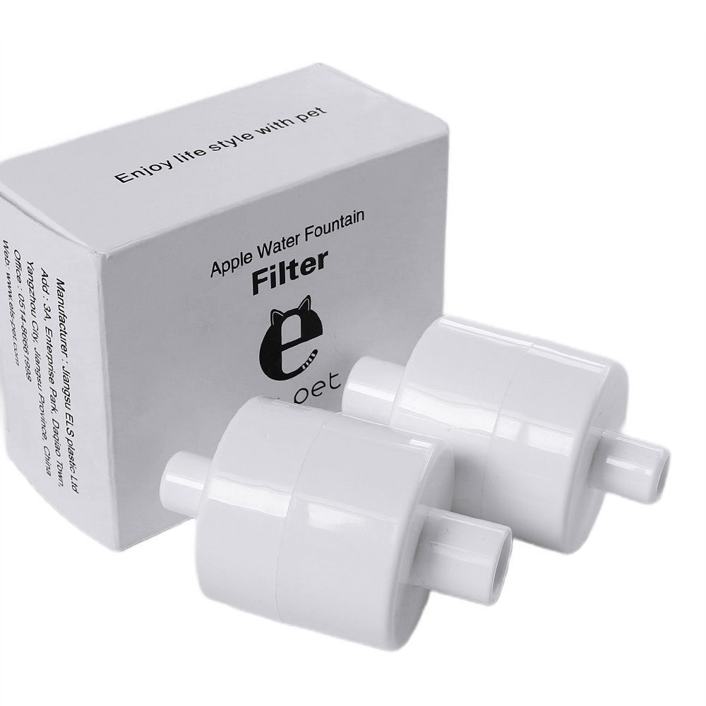 Фільтр для поїлки-фонтану Els Pet Apple 10x8,5 см 2 шт - білий Фільтр для поїлки-фонтану Els Pet Apple 10x8,5 см 2 шт - білий