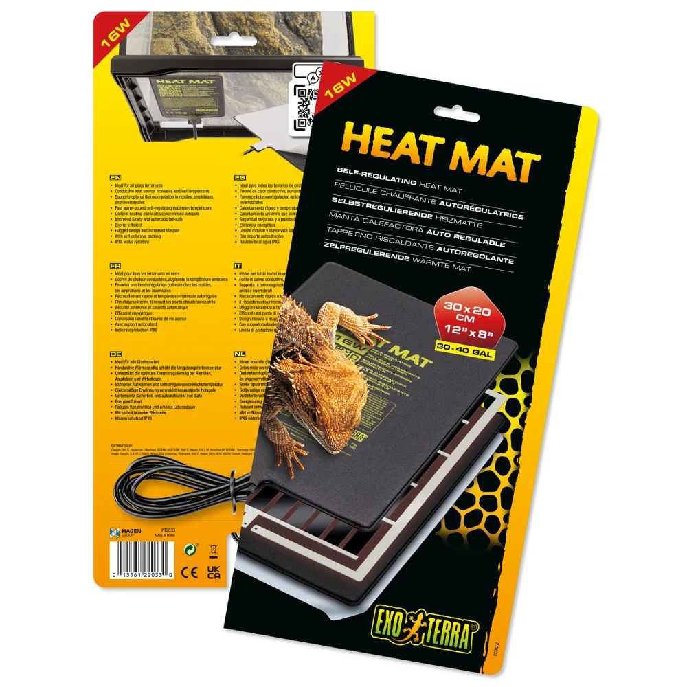 Exo Terra Heat Mat обігрівач для тераріуму 16 Вт Exo Terra Heat Mat обігрівач для тераріуму 16 Вт