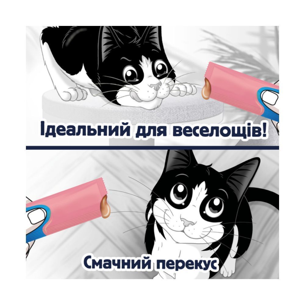 Ласощі для котів Felix Deli Moments 4 шт х 10 г - лосось Ласощі для котів Felix Deli Moments 4 шт х 10 г - лосось