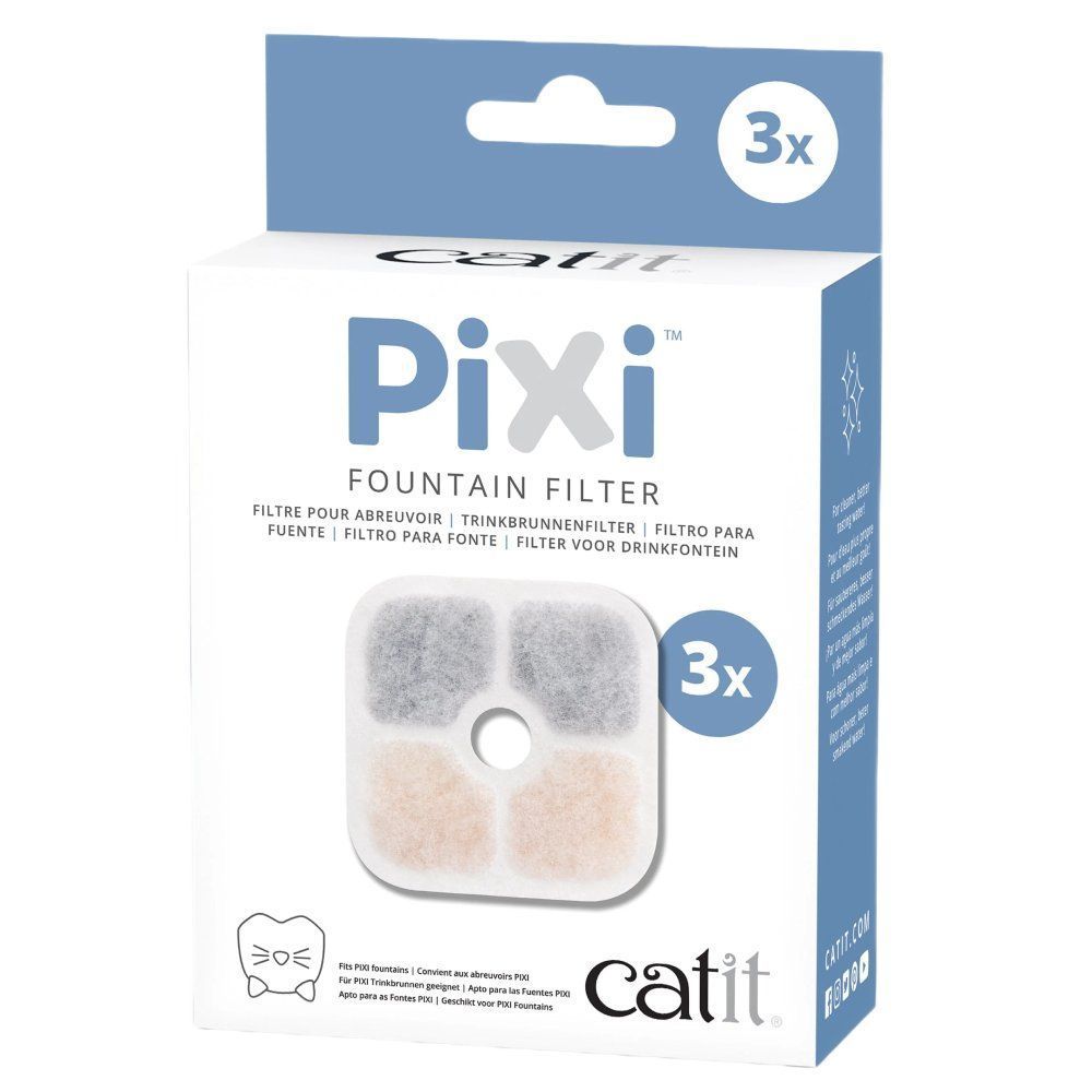 Catit фільтр змінний для питного фонтану Pixi 3 шт Catit фільтр змінний для питного фонтану Pixi 3 шт