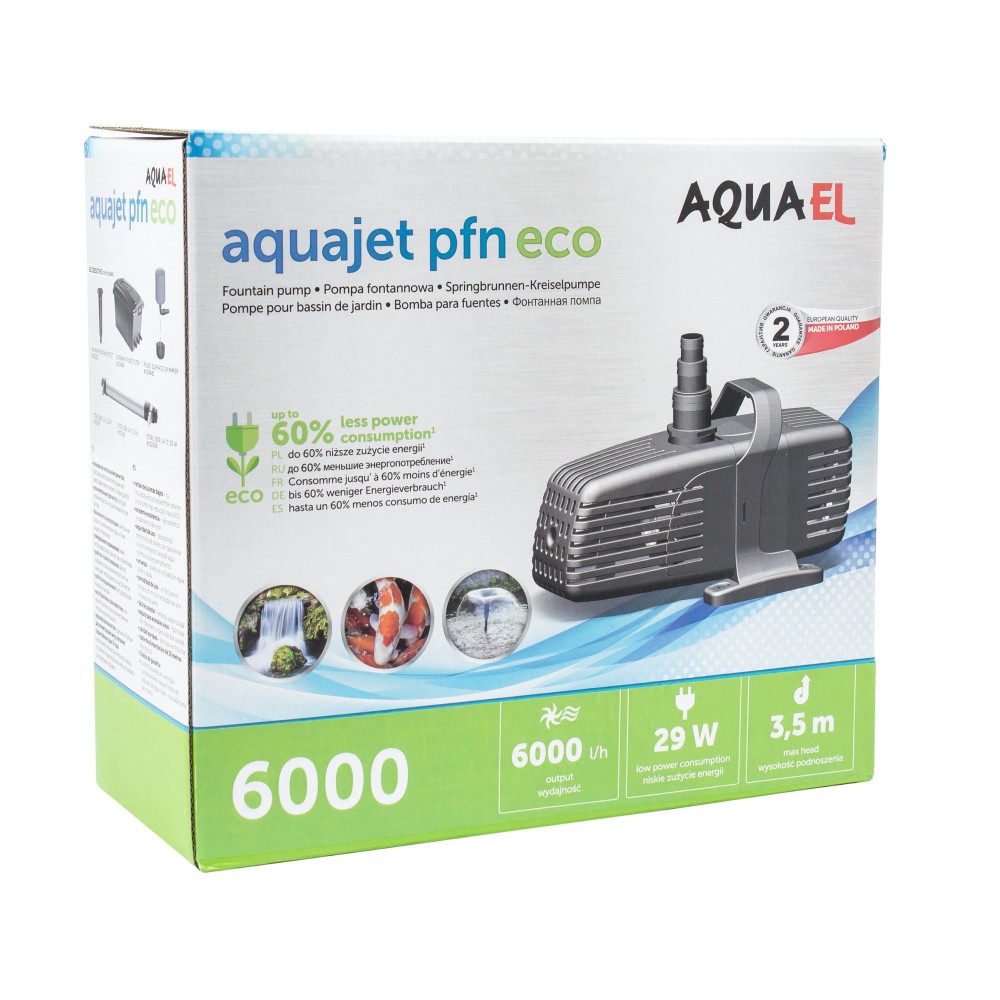 Aquael помпа для фонтану Aquajet Pfn 6000 Eco Aquael помпа для фонтану Aquajet Pfn 6000 Eco