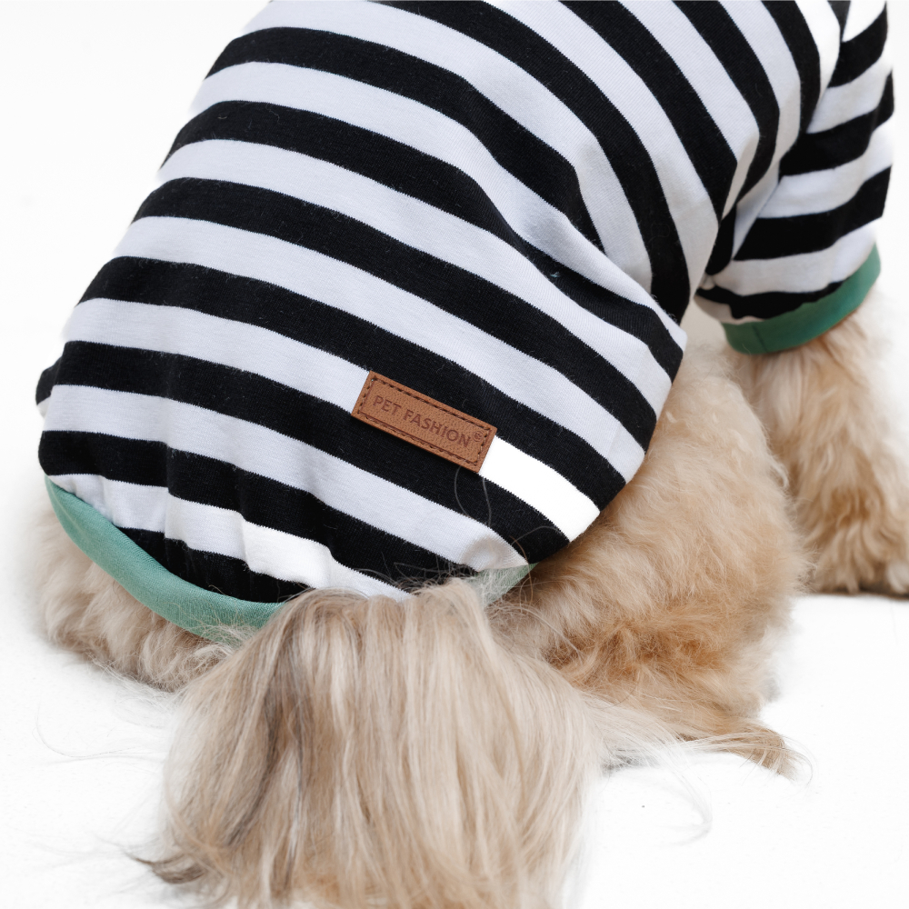 Футболка для собак Pet Fashion Breeze XXS - біло-чорний