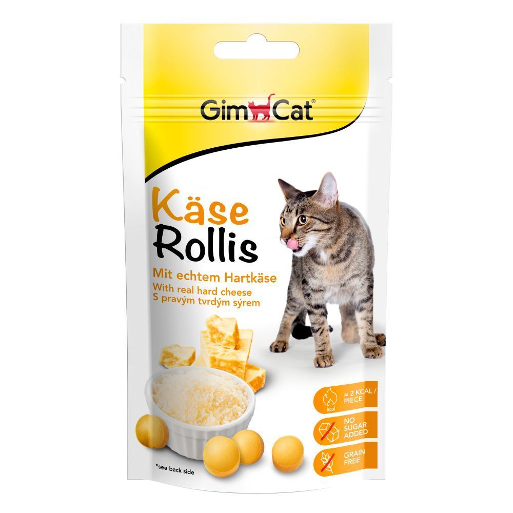 Ласощі для котів GimCat Kase-Rollis 40 г - сир Ласощі для котів GimCat Kase-Rollis 40 г - сир