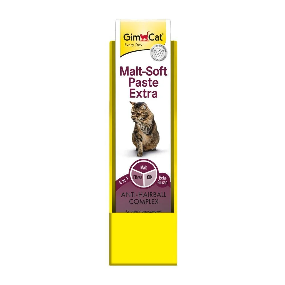 Ласощі для котів GimCat Malt-Soft Paste Extra 20 г Ласощі для котів GimCat Malt-Soft Paste Extra 20 г