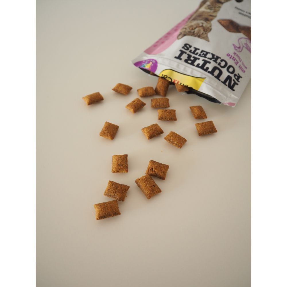 Ласощі для котів GimCat Nutri Pockets 60 г - качка