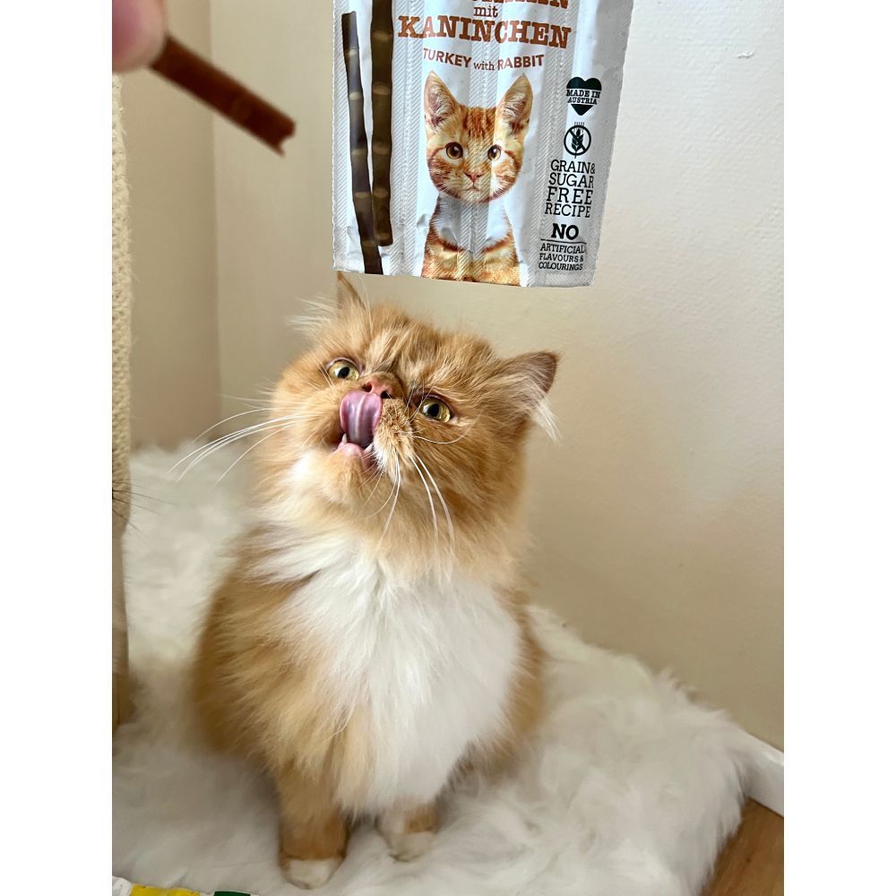 Ласощі для котів GimCat Sticks 4 шт - індичка та кролик Ласощі для котів GimCat Sticks 4 шт - індичка та кролик