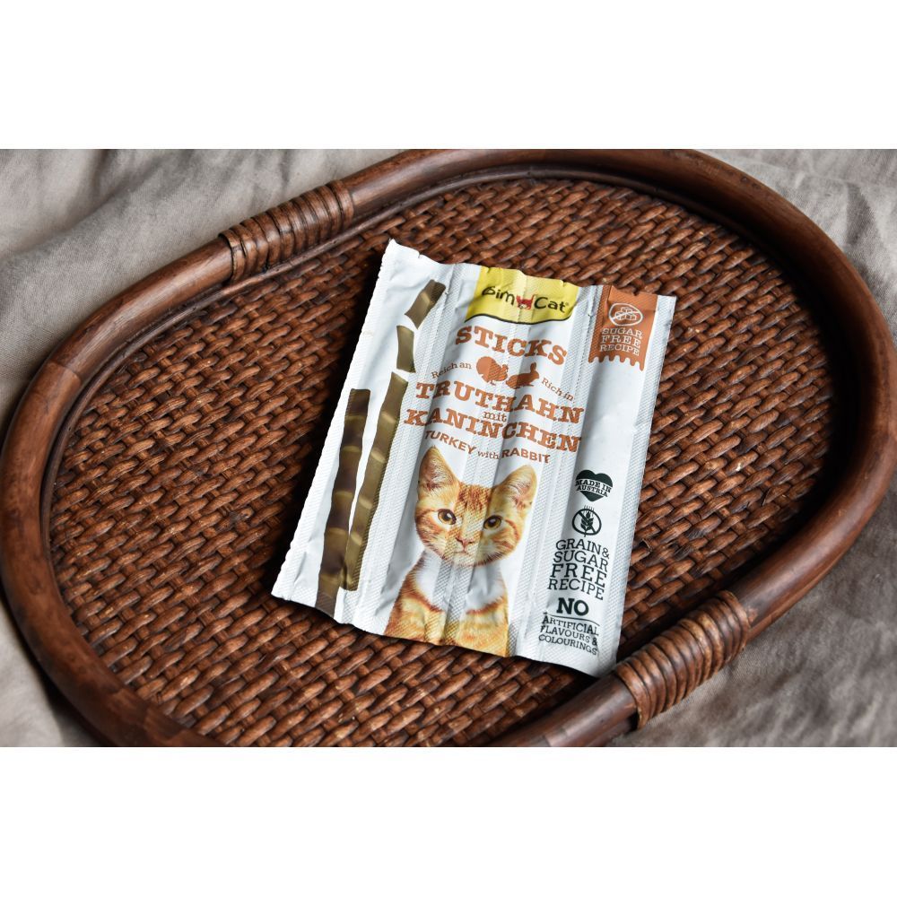 Ласощі для котів GimCat Sticks 4 шт - індичка та кролик Ласощі для котів GimCat Sticks 4 шт - індичка та кролик