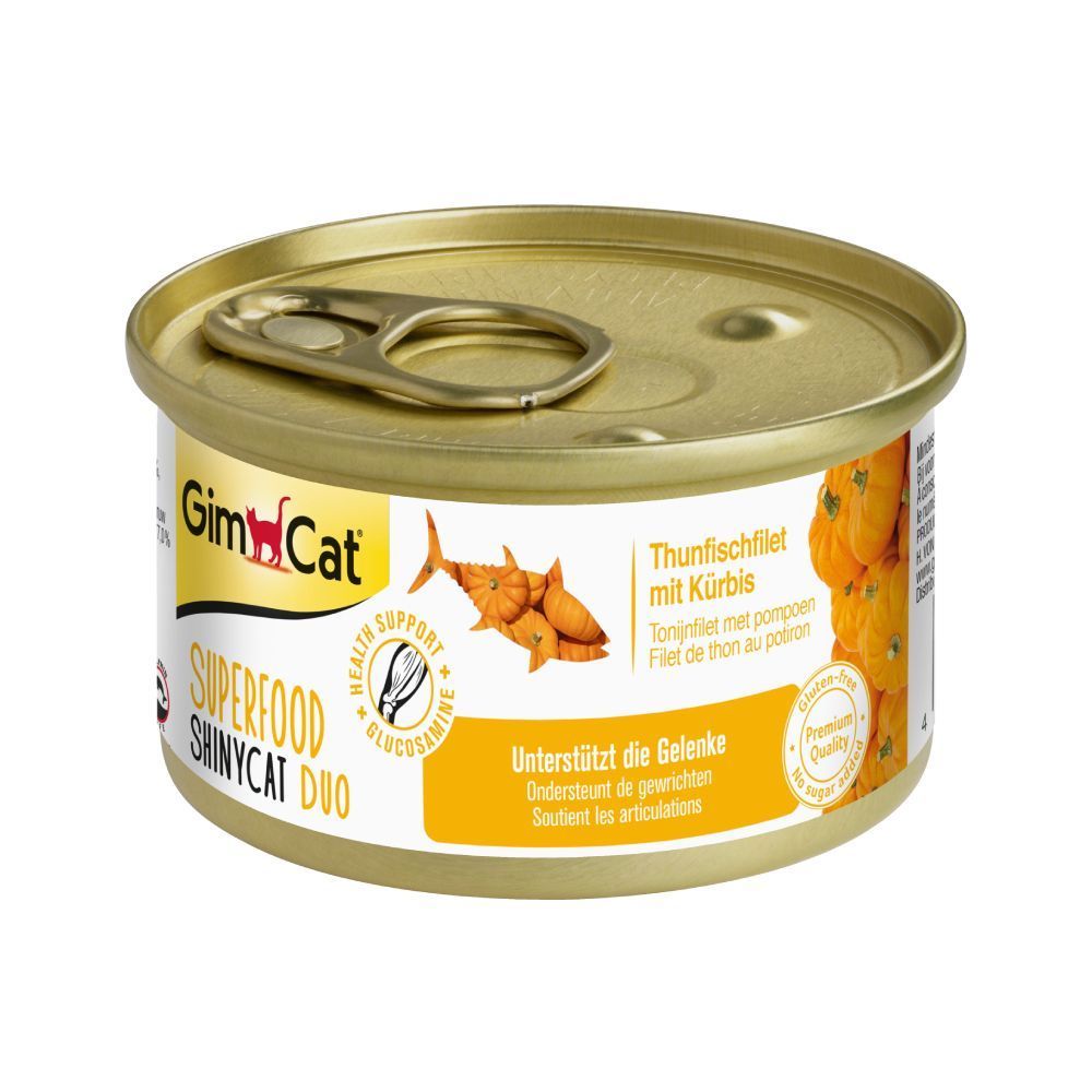 Вологий корм для котів GimCat Superfood 70 г - тунець та гарбуз Вологий корм для котів GimCat Superfood 70 г - тунець та гарбуз
