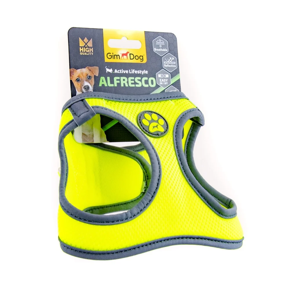 GimDog Alfresco шлея для собак XXS - жовтий