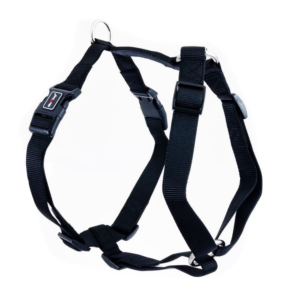 GimDog Harlem H шлея для собак 40-55 см - чёрный GimDog Harlem H шлея для собак 40-55 см - чёрный