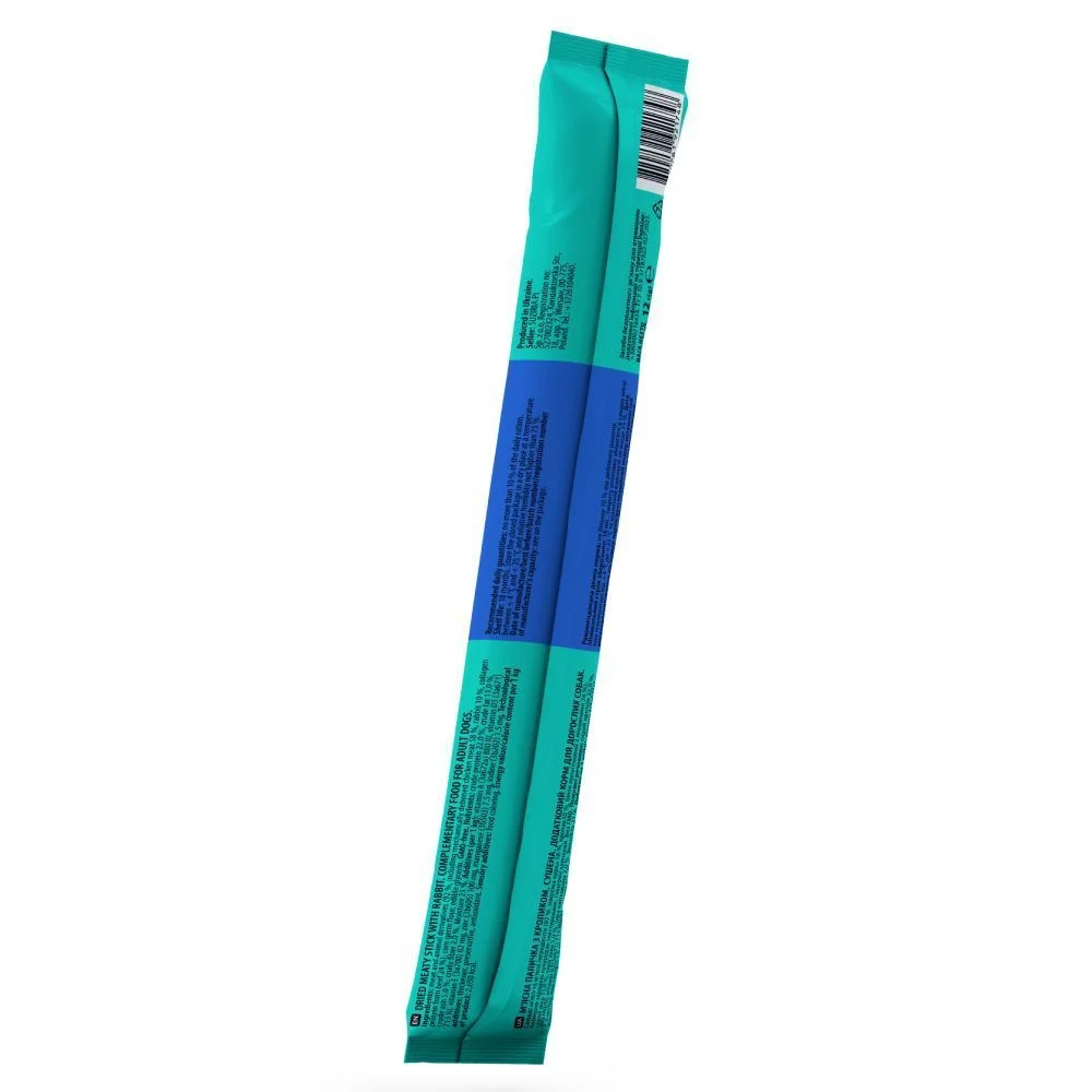 Ласощі для собак Half&Half Meaty Stick Adult 12 г - кролик