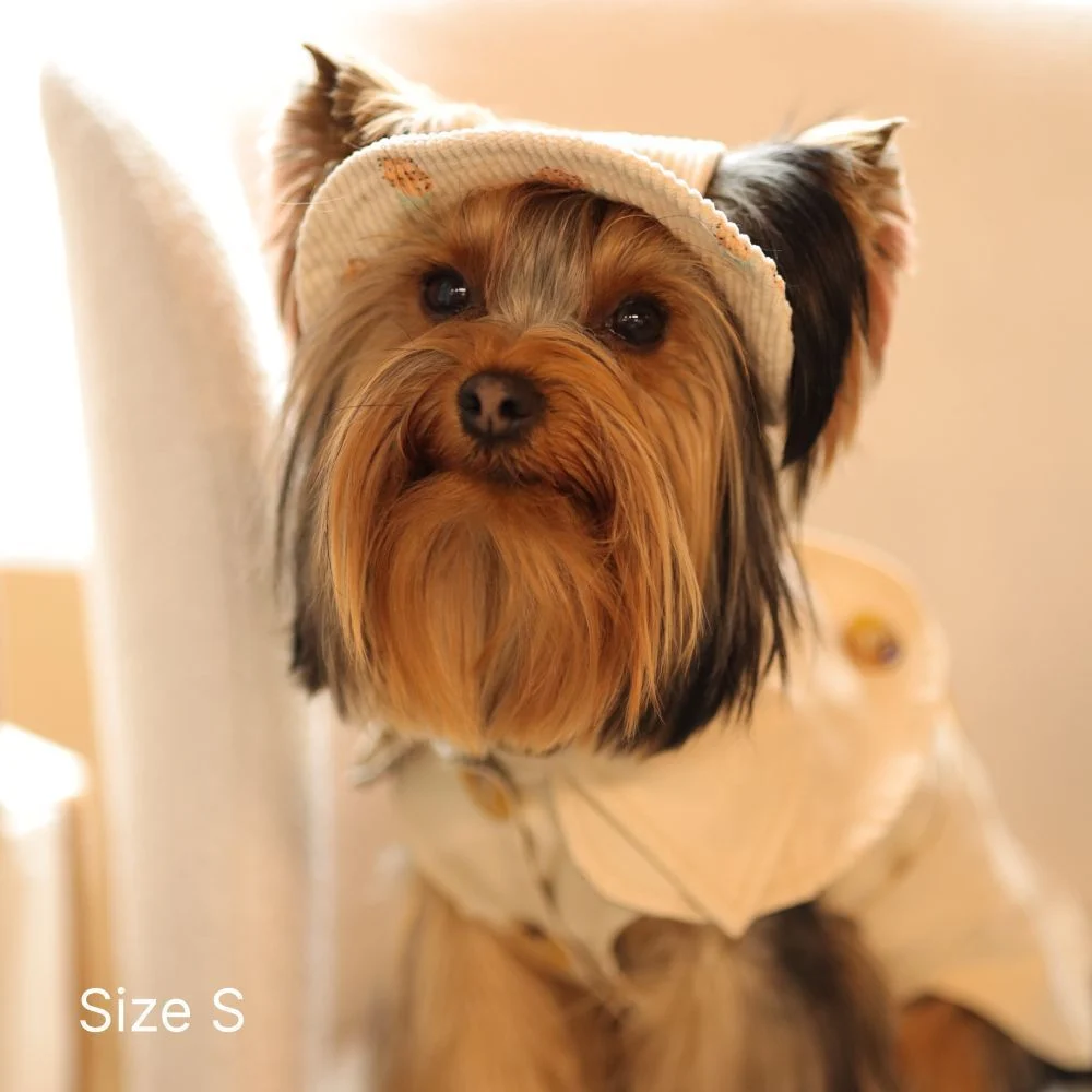 Панама для собак Hat-Dog Ананас S - бежевий Панама для собак Hat-Dog Ананас S - бежевий