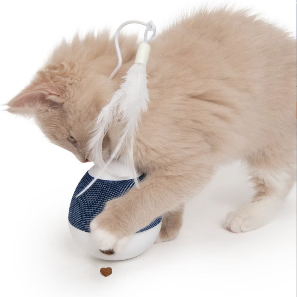 Іграшка Catit для котів Pixi з дозатором для ласощів синя 8,5x24 см Іграшка Catit для котів Pixi з дозатором для ласощів синя 8,5x24 см